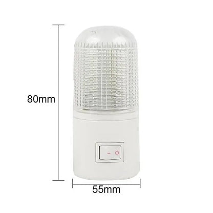 1/2PCS LED Night Light US/EU Plug Energy Saving Room Lamp Living Room Bedroom Corridor Home Lighting Bedside Indoor Night Lights