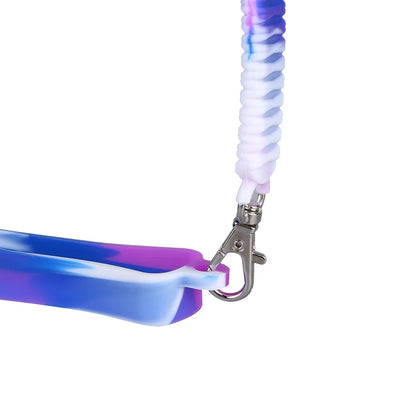 Soft Silicone Water Bottle Handle Silicone Portable Thermo Bottle Sling Carrier Holder With Strap for  Stanley Cup Accessories