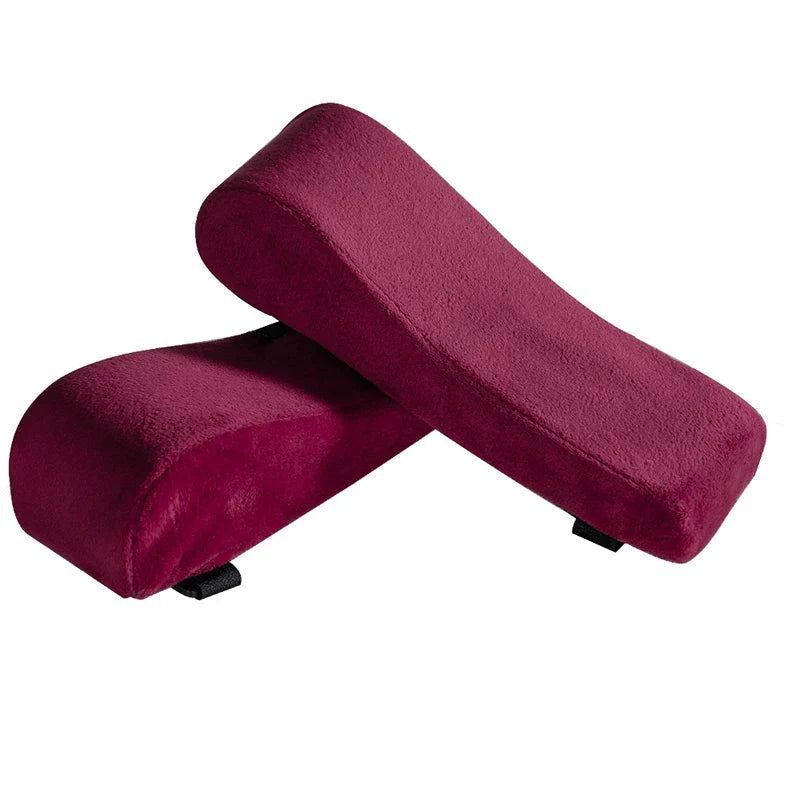 2 pc set of chair armrests for general office use. Ergonomic chair armrests designed to relieve pressure on elbows and forearms