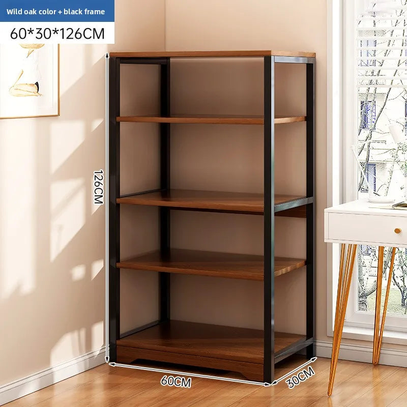 Bookshelf Shelf Integrated Wall Multi-layer Storage Rack Bedroom Wall Bay Window Display Cabinet Office Shelf