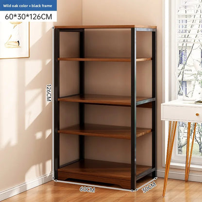 Bookshelf Shelf Integrated Wall Multi-layer Storage Rack Bedroom Wall Bay Window Display Cabinet Office Shelf
