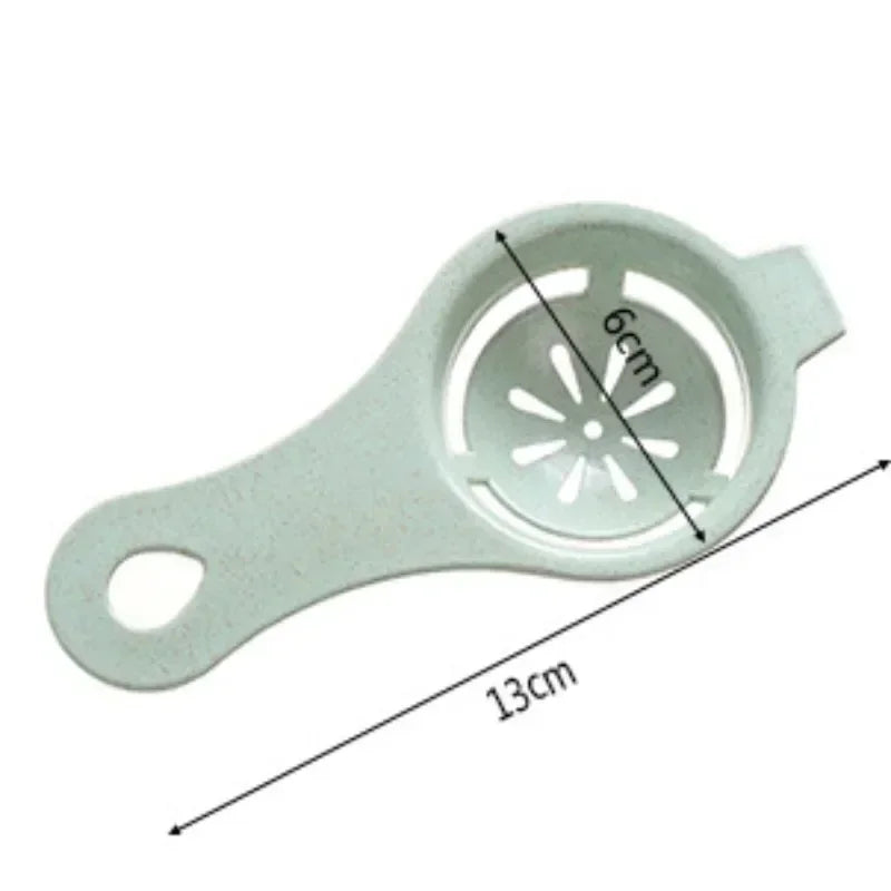 1PC/4PCS Wheat Straw Egg White Separator Egg Yolk Separator Egg Filter Kitchen Baked Egg Yolk Egg White Filter  kitchen gadgets