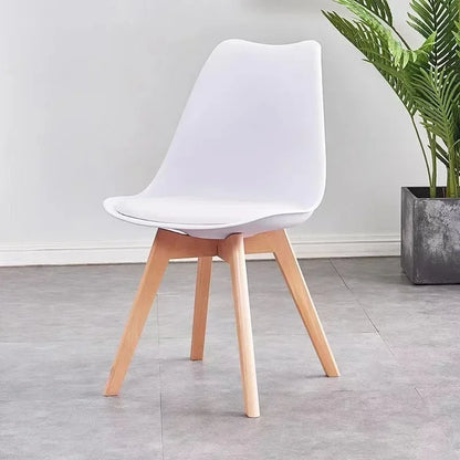 Modern Dining Chair Home Chair Minimalist Nordic Backrest Chair Dinning Table Chair Accent Chair Lounge Chair for Living Room