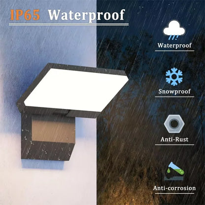IP65 Waterproof Sensor Wall Lamp LED Outdoor Wall Light Adjustable Angle wall Lights  Aluminum Alloy Entrance Corridor Balcony