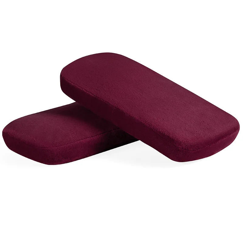 1 pair of ergonomic memory foam office chair armrests, comfortable game chair armrests for elbow and forearm decompression