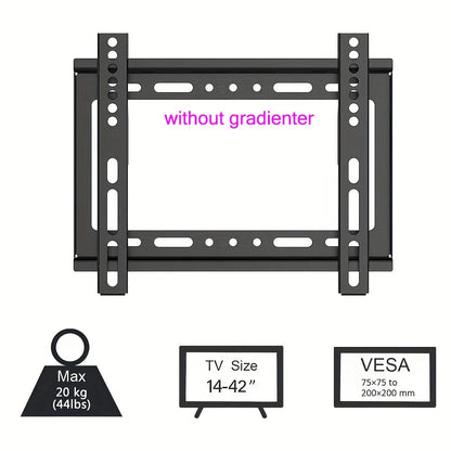 BEISHI Universal TV Bracket Low Profile TV Wall Mount Fixed for Most 40"-85" Flat/Curved TVs with Max VESA 600X500mm Up to 70kg