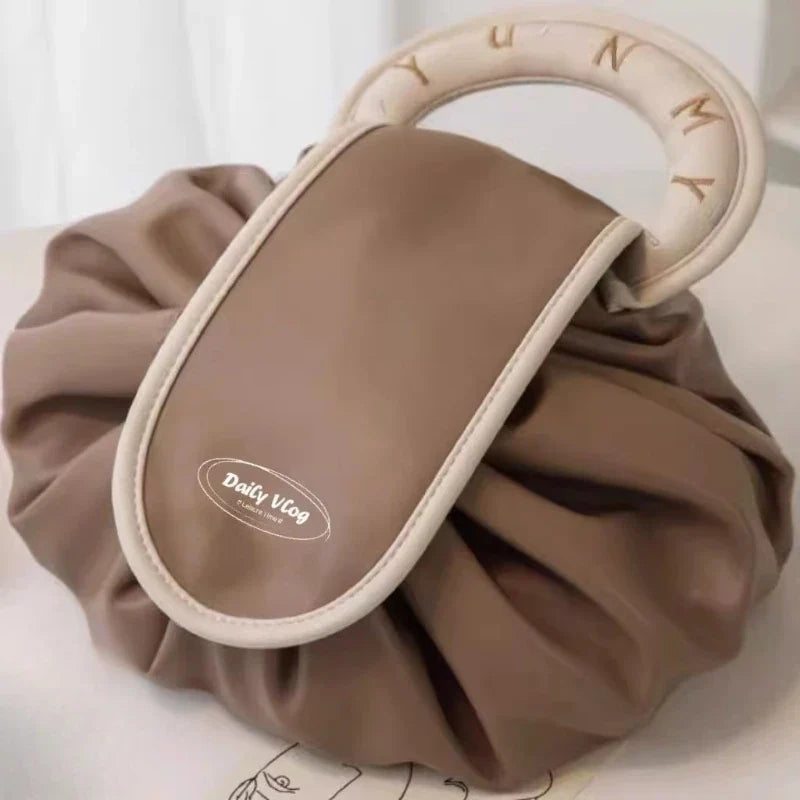 Large Capacity Travel Storage Bag Draw Rope Cosmetic Pouch Cosmetics Makeup Organizer Bags Women's Special Purpose Luggage