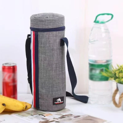 Portable Cooler Bag with Carry Straps Oxford Cloth Insulation Sleeve Aluminum Film Travel Camping Keep Warm/cold Drink Carrier