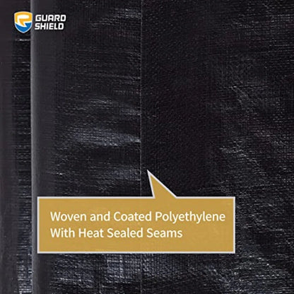 Tarps Heavy Duty Waterproof 16x20 Feet Poly Tarp Cover Outdoor Thick UV Resistant Tarpaulin with Grommets 10mil