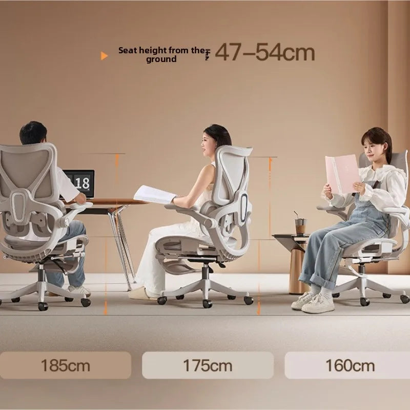 Durable Ergonomic chair Floating wing waist support Computer chair Office chair Back chair Household e-sports chair