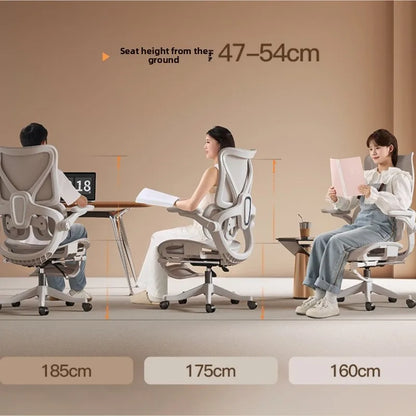 Durable Ergonomic chair Floating wing waist support Computer chair Office chair Back chair Household e-sports chair