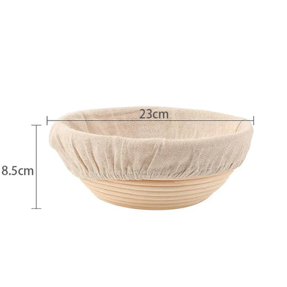Banneton Bread Proofing Basket Round Oval Sourdough Baskets Bread Baking Dough Rising Ratten Bowls with Liners For Bakery YY087