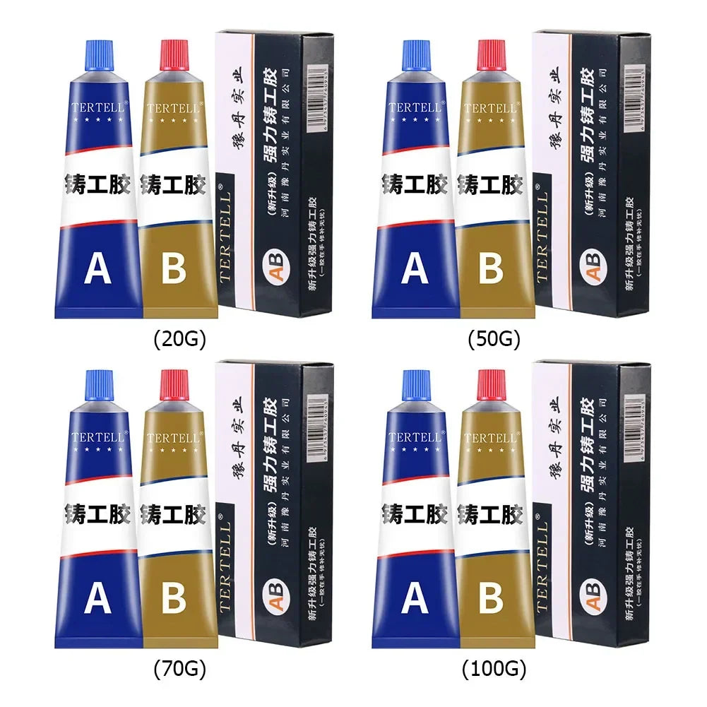 2pcs Bonding Sealant Extrusion Heat Resistant Glue Liquid Weld Aging Resistance Multi-function for Hard Plastics and Ceramics