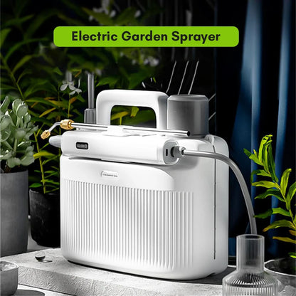 5L Electric Garden Sprayer Pump Sprayer with 2200mAh Rechargeable Battery Plant Mister with 2 Alternative Spray Lances USB