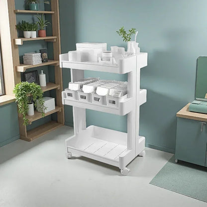Hairdressing Storage Professional Aesthetic Cart Wheels Beauty Salon Tray Salon Equipment Furniture Commercial Furniture