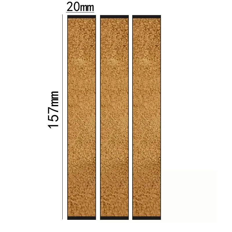 Double Side Leather Strop for Knife Sharpening Stropping Block Kit with Polishing Compound Knife Sharpening Double Side