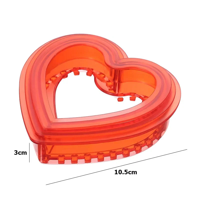 Sandwich Cutter and Sealer Crustless Sandwich Maker PP Sandwich Press Maker Peanut Butter Jelly Crustless Sandwich Cutters YY125