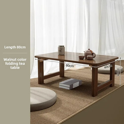 bay window table small table Japanese tatami tea table kang table foldable coffee table kang table floor table  low table