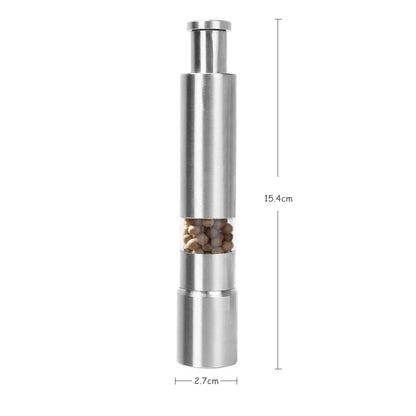 1 Piece Salt and Pepper Grinder Set Original Pump Grind Pepper Mill Thumb Press Grinder for Peppercorns Sea Salt YY027