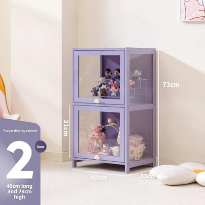 Blind box storage display stand model storage box dustproof building block doll figure display cabinet