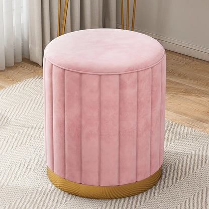 Fashion Storage Stool, Shoe Changing Stool, Makeup Stool, Bedroom Dressing Table Round Stool, New Round Stool with Storage Space