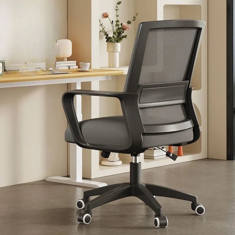 Height-Adjustable Recliner Chair - Ergonomic Rocking Office Chair with Wheels, Multi-Purpose Armchair for Living Room