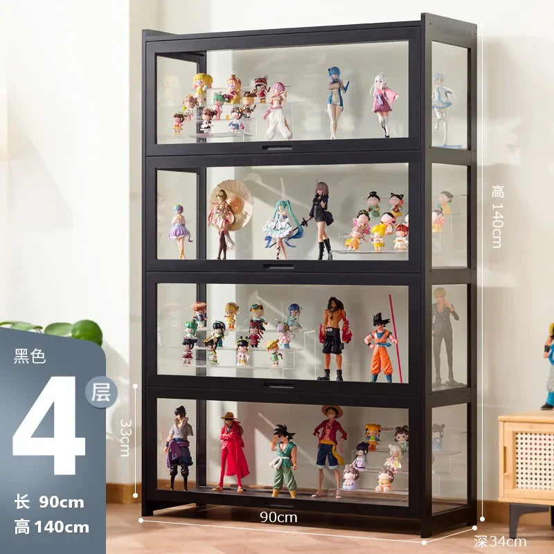 Large Lego display box cabinet figure acrylic figurine toy ornament artifact dust-proof transparent blind box storage rack
