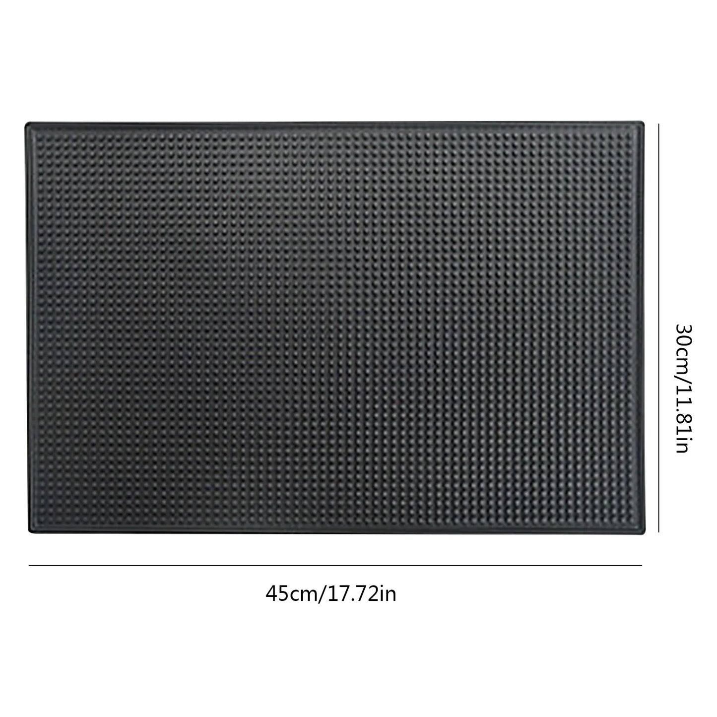 Bar Mat Rubber Anti-slip PVC Coffee Bar Mats Cup Mat Waterproof Heat Resistant Coffee Maker Countertop for Home Bar Accessories