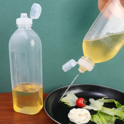 1000ML Squeeze Seasoning Bottles Screaming Oil Control Bottle High Temperature Oil Resistance Soy Multifunction Sauce Oil Bottle