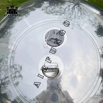 Airfungo Big Inflatable Mirror Balls INFLATABLE MIRROR BALL/SPHERE KIT (INCLUDES PUMP) - 4 SIZES / 6 PIECE KIT Customization