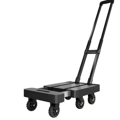 Folding Garden Wagon Heavy Duty Collapsible Utility Cart Portable Foldable Hand Truck Quiet Wheels All Terrain Grocery Camping