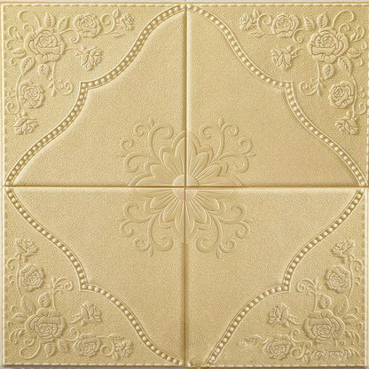 1-10pcs70cm*70cm Modern Paper Ceiling Decorative Waterproof Moisture-proof Mildew proof Wall Self-adhesive 3D Bedroom Background