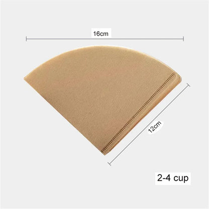 40/100 PCS V-shaped Coffee Filter Paper Coffee Cup Filter Paper 1-4 Pieces of Hand Brewed Coffee Pot Filter Paper Coffee Pot