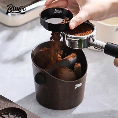 Bincoo Coffee Knock Box Espresso Grounds Container Anti Slip Espresso Dump Bin Grind Beveled Barista Goods Cafe Bar Accessories