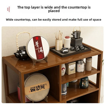 Tea cabinet, locker, living room, tea table against the wall, side cabinet storage locker