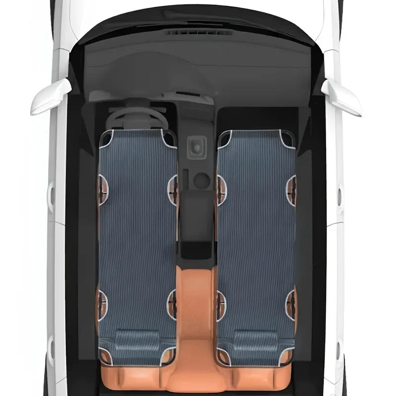 Convenient Car Travel Bed, Camping Car Mat, Car Rear Seat, Folding Travel Car Bed, Sleeping Artifact for The Co-pilot