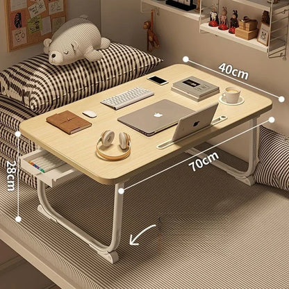 Notebook Computer Desk Foldable Small Table Bed Dormitory Writing Wonder Lightweight Mesa Ordenador Escritorio Office Furniture
