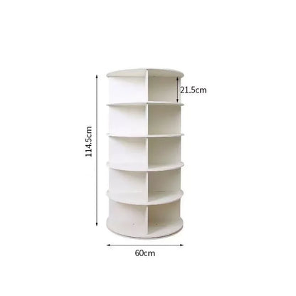 Multifunctional rotating shoe rack storage rack household bag toy floor-standing 360-degree rotating storage rack display rack
