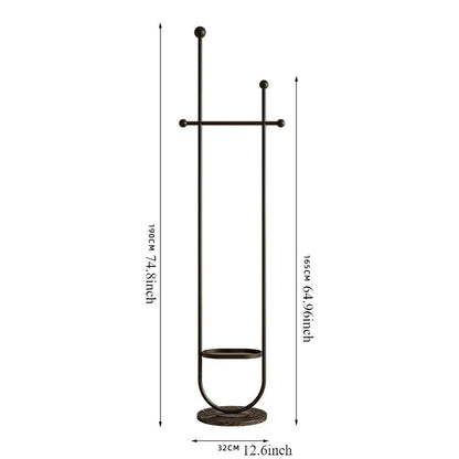 Stand Portable Clothes Rack Bedroom Floor Holder Clothes Hanger Hat Rack Home Modern Perchero De Pie Clothing Store Furniture