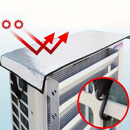 Outdoor Air Conditioner Cover –  with Rain Protection&Sunshade,Breathable & Energy-Efficient,Easy Install Dust Guard for Home AC