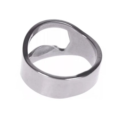 Mini Can Opener Stainless Steel Bottle Opener Ring-shape Bottle Beer Opening Remover Kitchen Gadgets Bar Finger Opener Tools