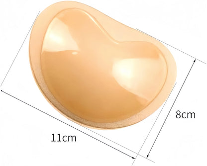 Bikini swimsuit chest pad insert, transparent, invisible, thick, cute silicone chest pad, waterproof, sweat proof