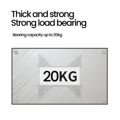 20° tiltable TV Wall Mount Bracket 360° Rotated Holder Universal TV Mounts for 10-32 Inch LCD LED Monitor Flat Panel Halloween