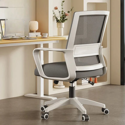 Height-Adjustable Recliner Chair - Ergonomic Rocking Office Chair with Wheels, Multi-Purpose Armchair for Living Room