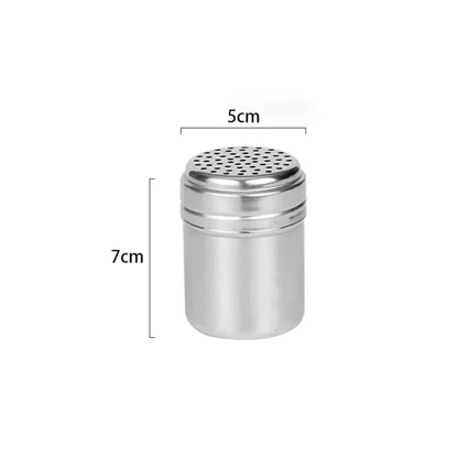 Multi-purpose Stainless Steel Seasoning Jar Salt Sugar Bottle Rotating Cover Kitchen Gadgets Spice Pepper Shaker Spice Jar