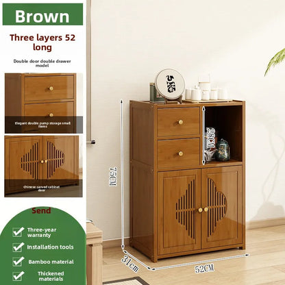 Tea cabinet, locker, living room, tea table against the wall, side cabinet storage locker