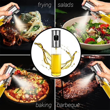 100ML Olive Oil Sprayer for Cooking Portable Olive Oil Spray Bottle Kitchen Olive Oil Dispenser Bottle Oil Spritzer Mister YY181