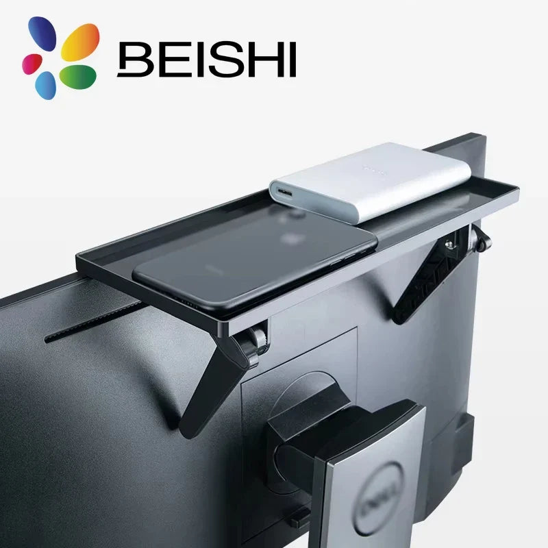 Adjustable TV Screen Top Shelf Display Shelf Computer Monitor Riser Desktop Stand TV Rack TV Top Monitors Simple Bracket