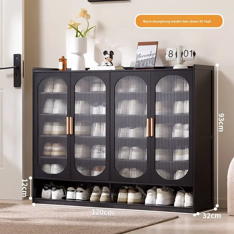 New shoe cabinet household multi-layer storage shoes dust-proof door porch floor large-capacity porch rack shoe rack