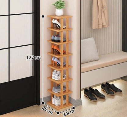 Home economy door multi-layer shoe storage artifact saves space, rental house shoe cabinet, shoe rack